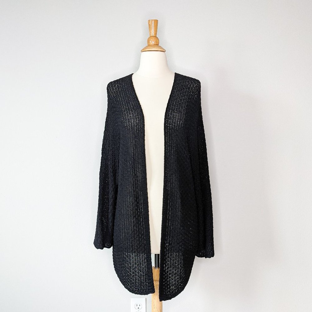 Brandy Melville Open Front Black Cardigan
